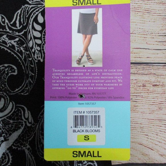 NWT Tranquility Reversible Athletic Skirt Small - Picture 4 of 5